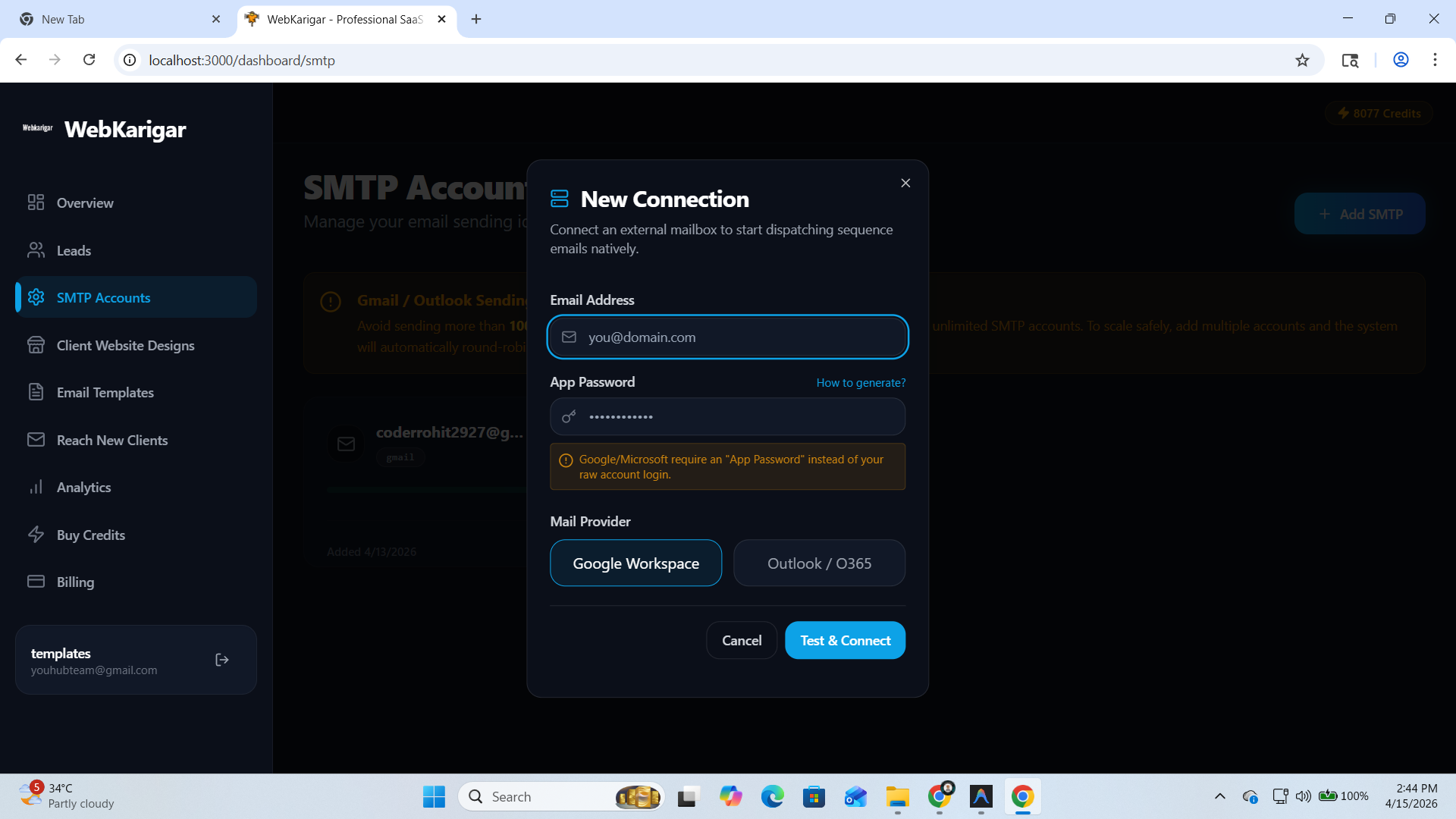 Connect Your Email