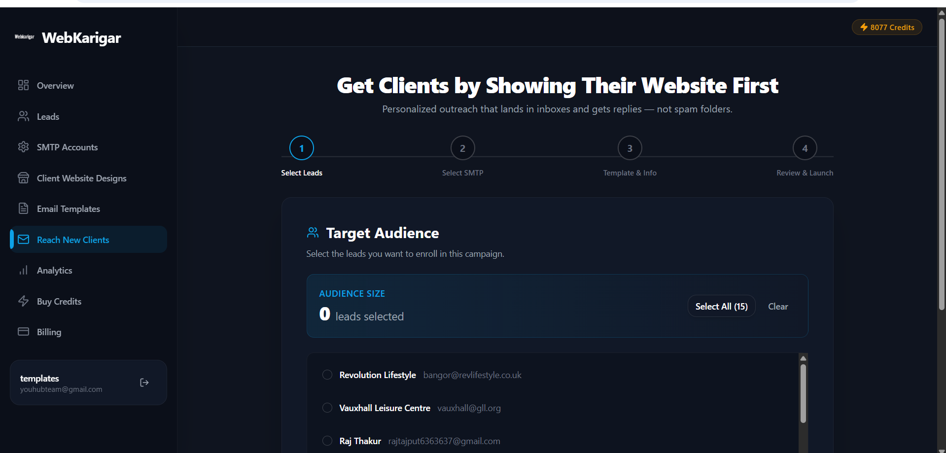 Launch & Get Replies